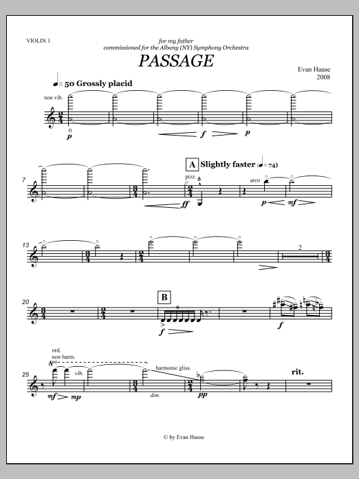 Passage - Violin