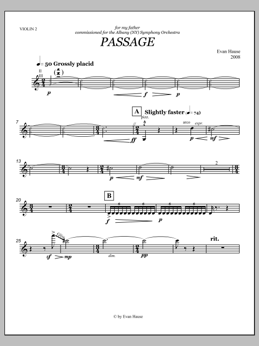 Passage - Violin