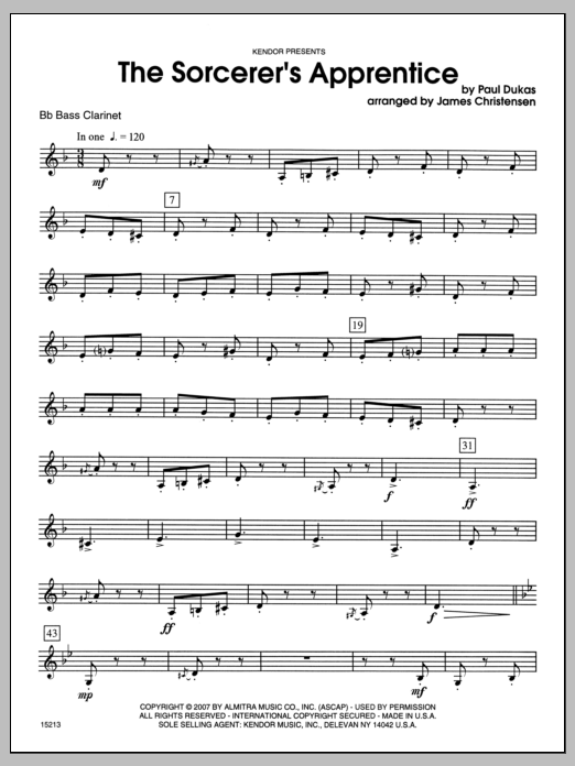 Sorcerer's Apprentice, The Bass Sheet Music Direct