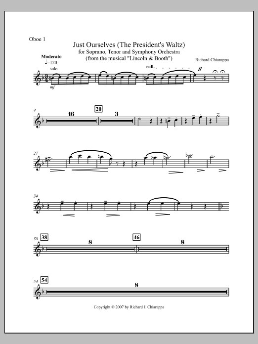 "Just Ourselves" (from "Lincoln and Booth") - Oboe