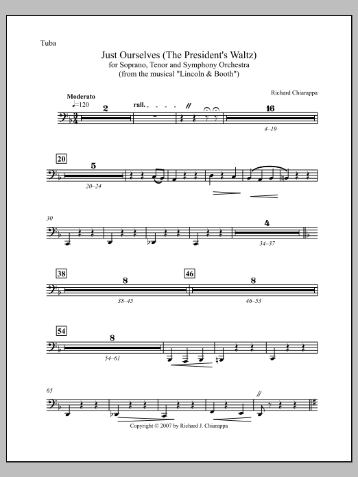 "Just Ourselves" (from "Lincoln and Booth") - Tuba