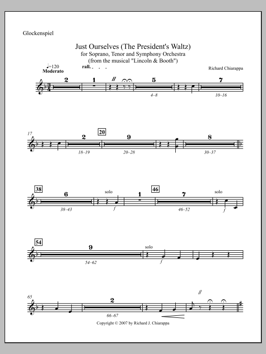 "Just Ourselves" (from "Lincoln and Booth") - Percussion