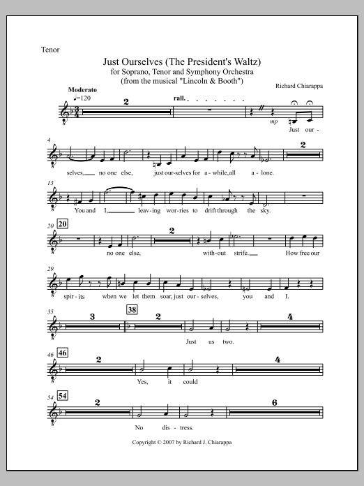 "Just Ourselves" (from "Lincoln and Booth") - Voice