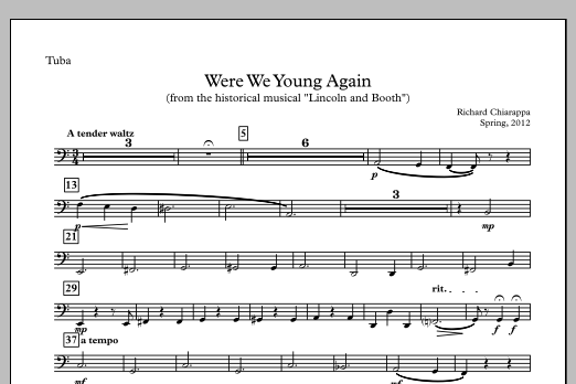 Were We Young Again - Tuba