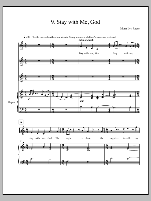 Stay With Me, God: Choral Octavo