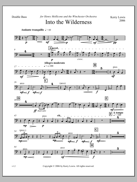 Into the Wilderness - Contrabass