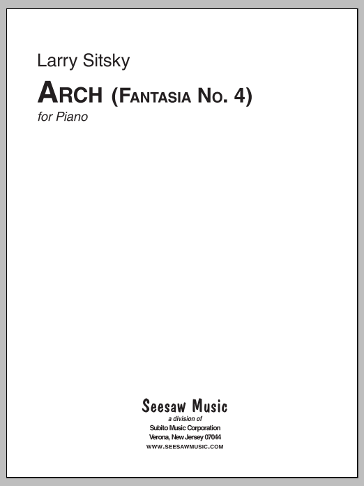 Arch: Fantasia No. 4: Piano Solo