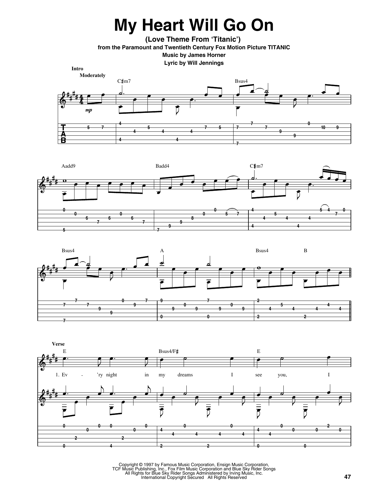 My Heart Will Go On (Love Theme from Titanic)