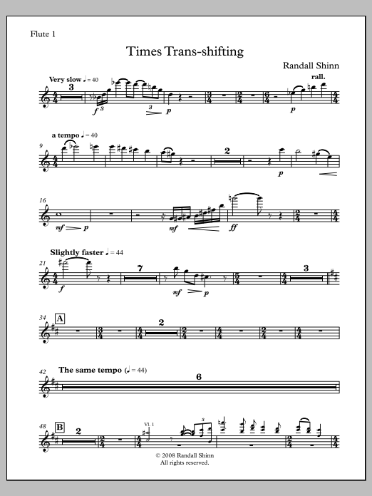 Times Trans-shifting - Flute