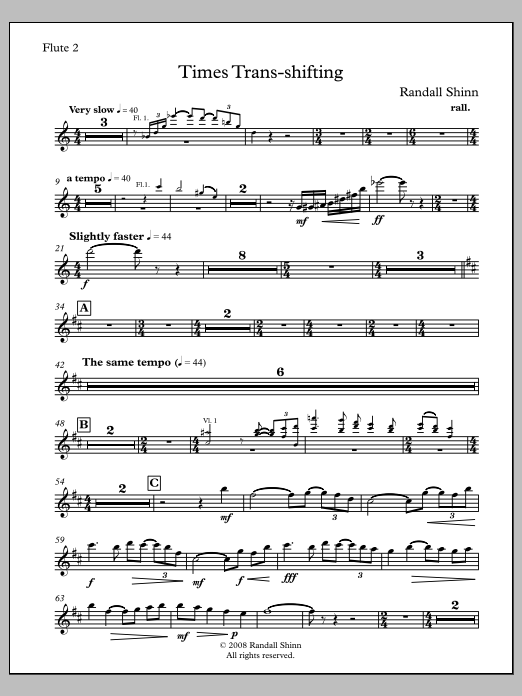 Times Trans-shifting - Flute