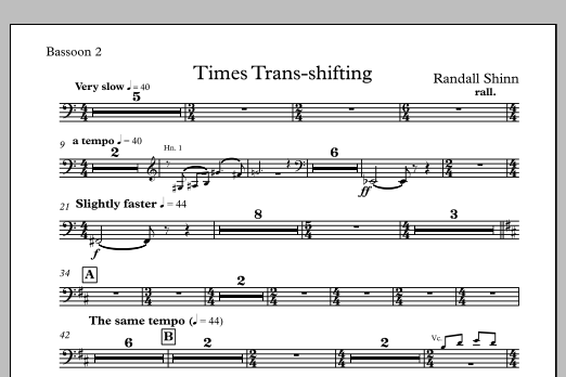 Times Trans-shifting - Bassoon