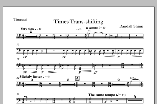 Times Trans-shifting - Timpani