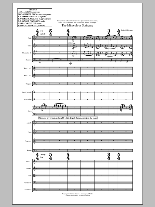 The Miraculous Staircase - an opera in one act: String Orchestra Conductor Score & Parts