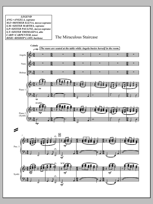 The Miraculous Staircase - an opera in one act - Full Score