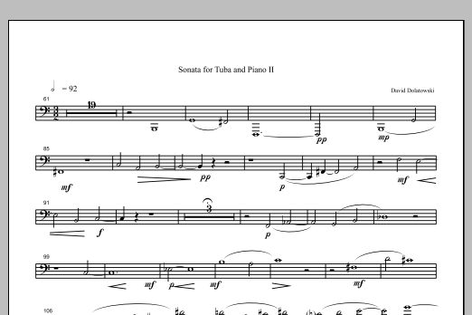 Sonata for Tuba and Piano - Tuba