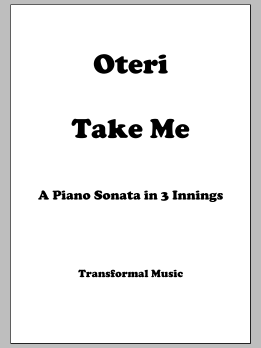 Take Me: Piano Solo