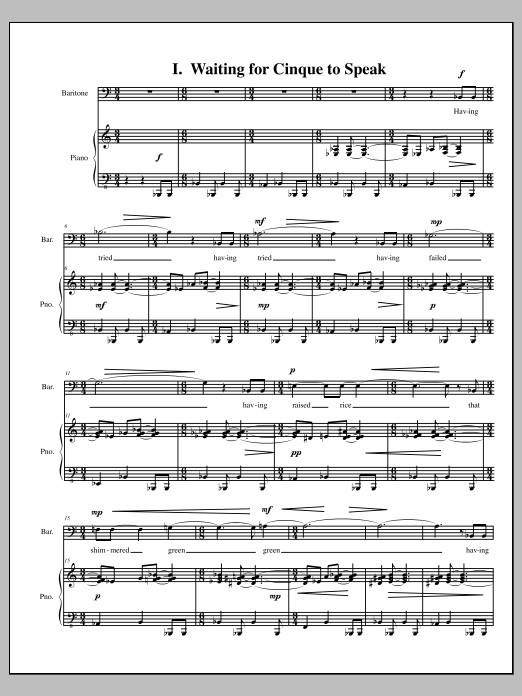 Five Men - Full Score