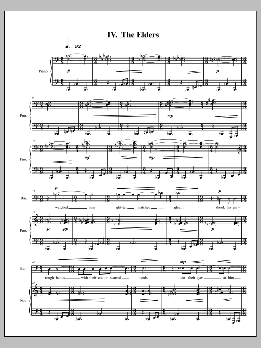 Five Men - Full Score