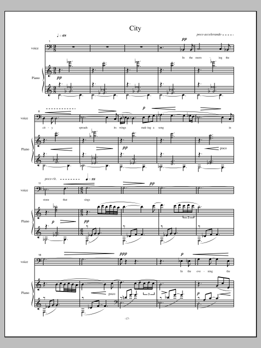 Lullabies and Spring Songs - Full Score