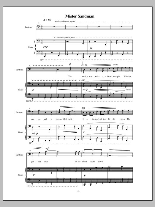 Lullabies and Spring Songs - Full Score