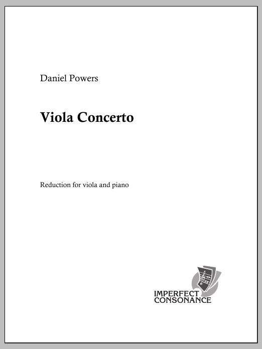 Viola Concerto: String Orchestra Conductor Score & Parts