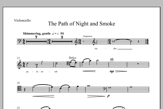The Path of Night and Smoke - Violoncello