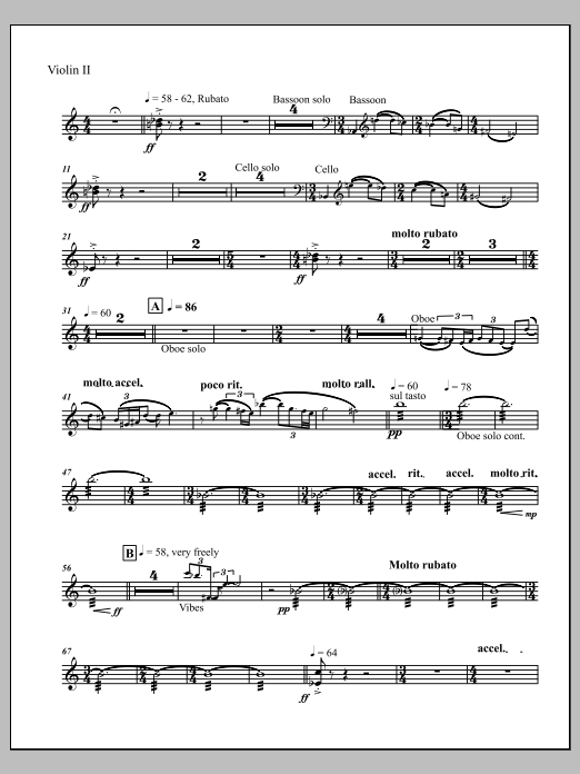 Mourning Sea - Violin