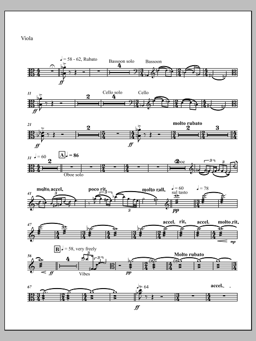 Mourning Sea - Viola