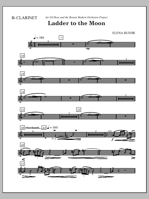 Ladder to the Moon - Clarinet