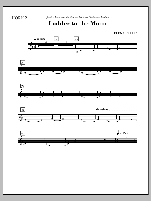 Ladder to the Moon - F Horn