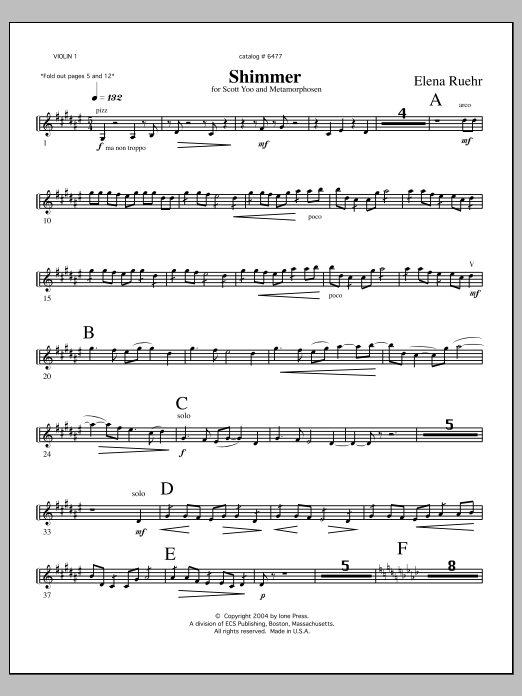 Shimmer - Violin