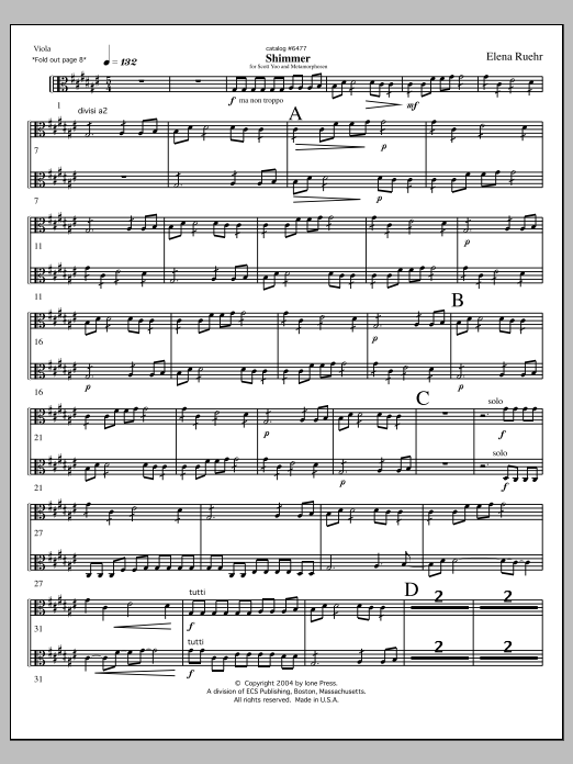 Shimmer - Viola