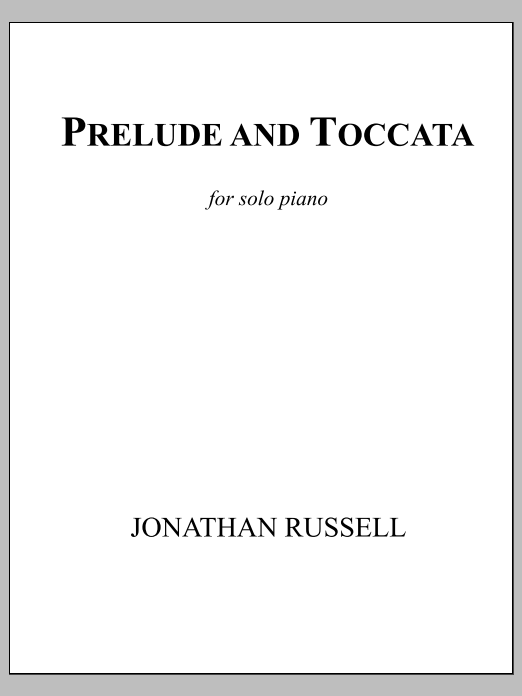 Prelude And Toccata: Piano Solo