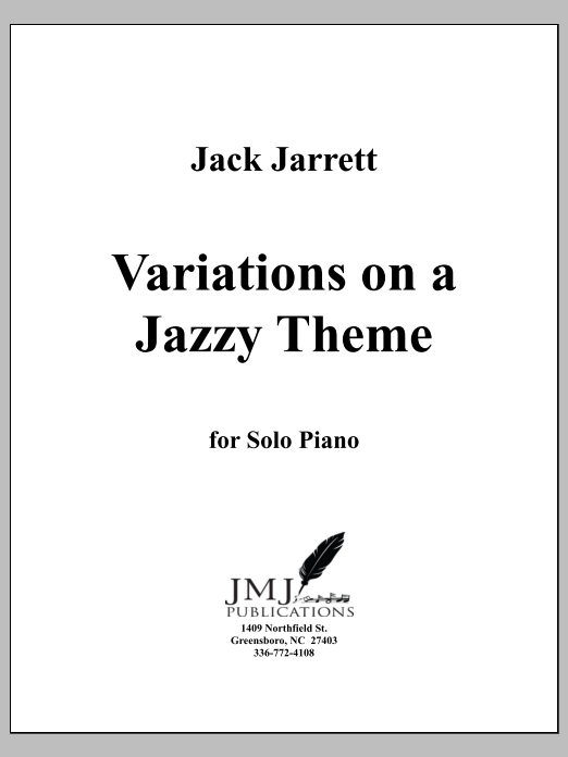 Variations on a Jazzy Theme: Piano Solo