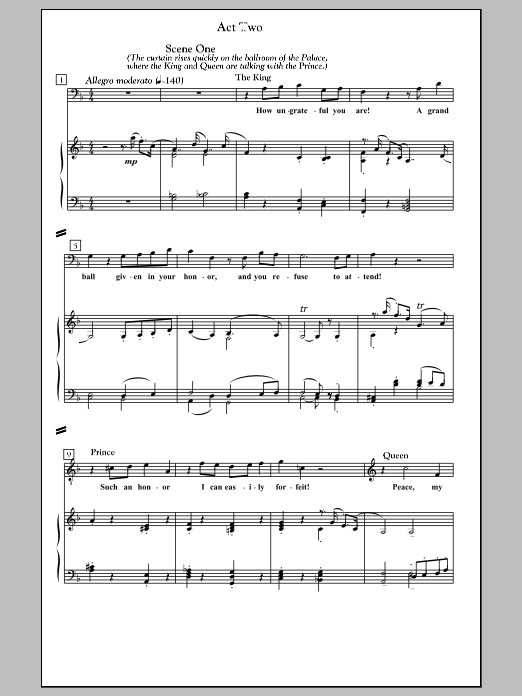 Cinderella and the Miracle Man - Full Score
