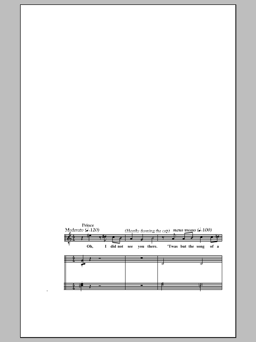 Cinderella and the Miracle Man - Full Score