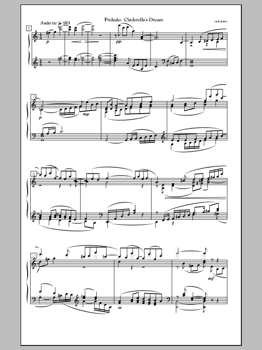 Cinderella and the Miracle Man - Full Score