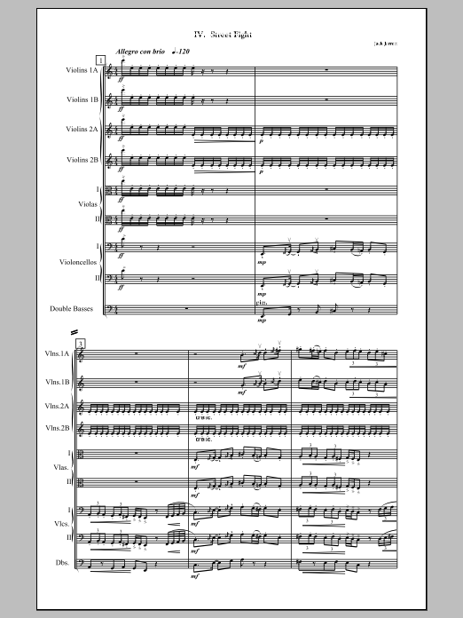 Romeo and Juliet, Symhonic Suite for Strings - Full Score