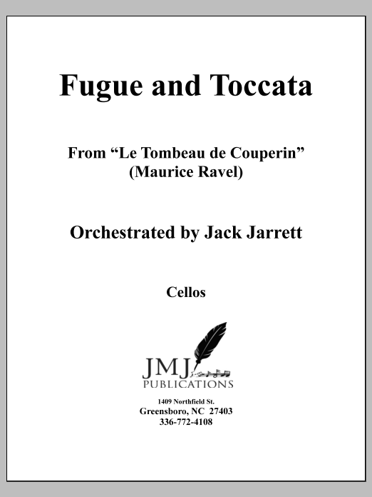 Fugue and Toccata, from "Le Tombeau de Couperin" (Ravel) - Violoncello