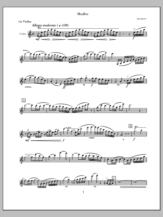 Skydive - Violin