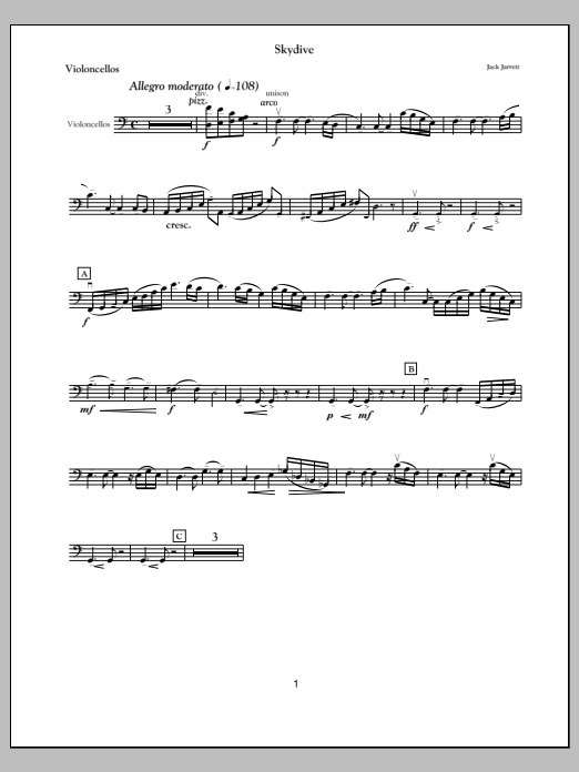 Skydive - Violoncello