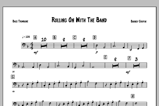 Rolling On With The Band - Trombone