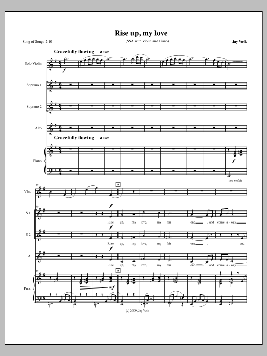 Arise, My Love: Choral Octavo