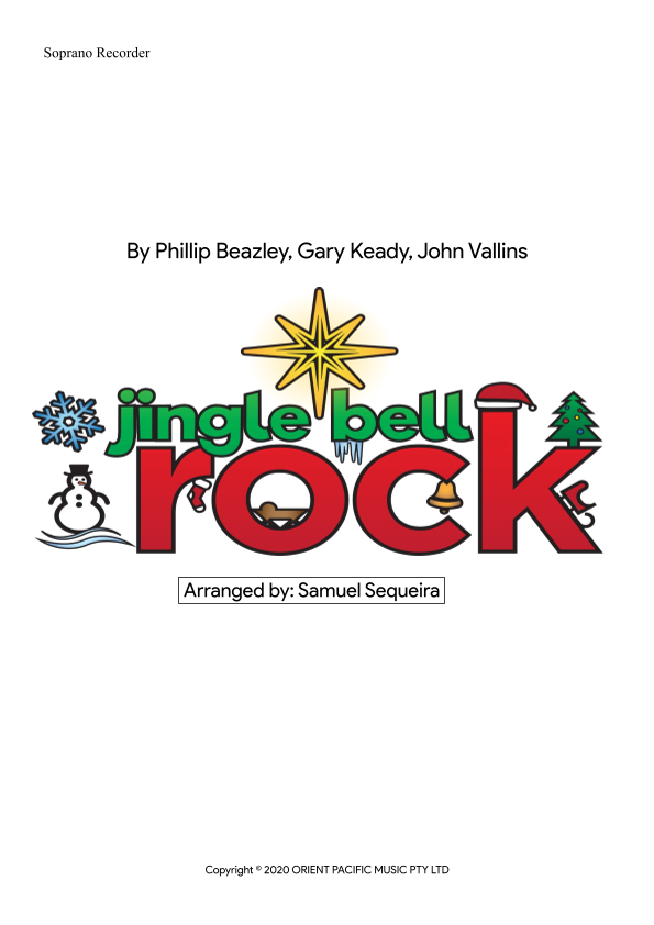 Jingle Bell Rock Sheet Music Gary Keady Recorder Solo