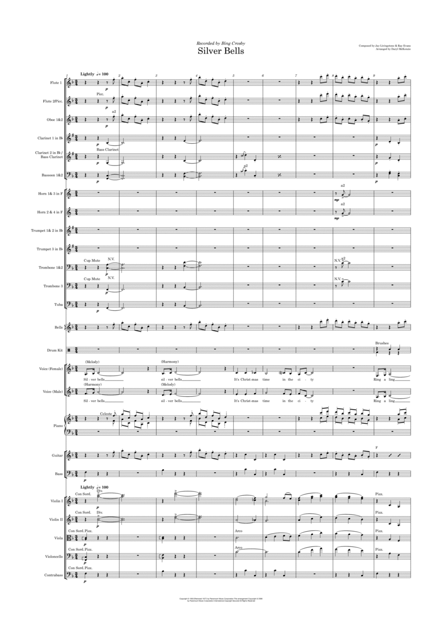 Silver Bells (arr. Daryl McKenzie) by Plumb Full Orchestra
