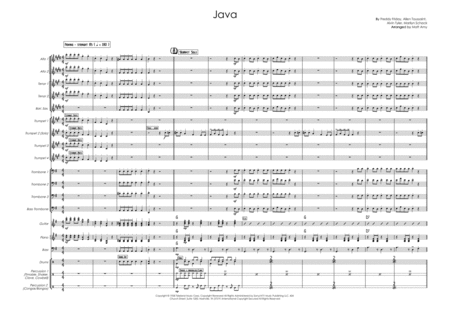 Java (arr. Matt Amy) by Alvin Tyler Sheet Music for Jazz Ensemble at ...