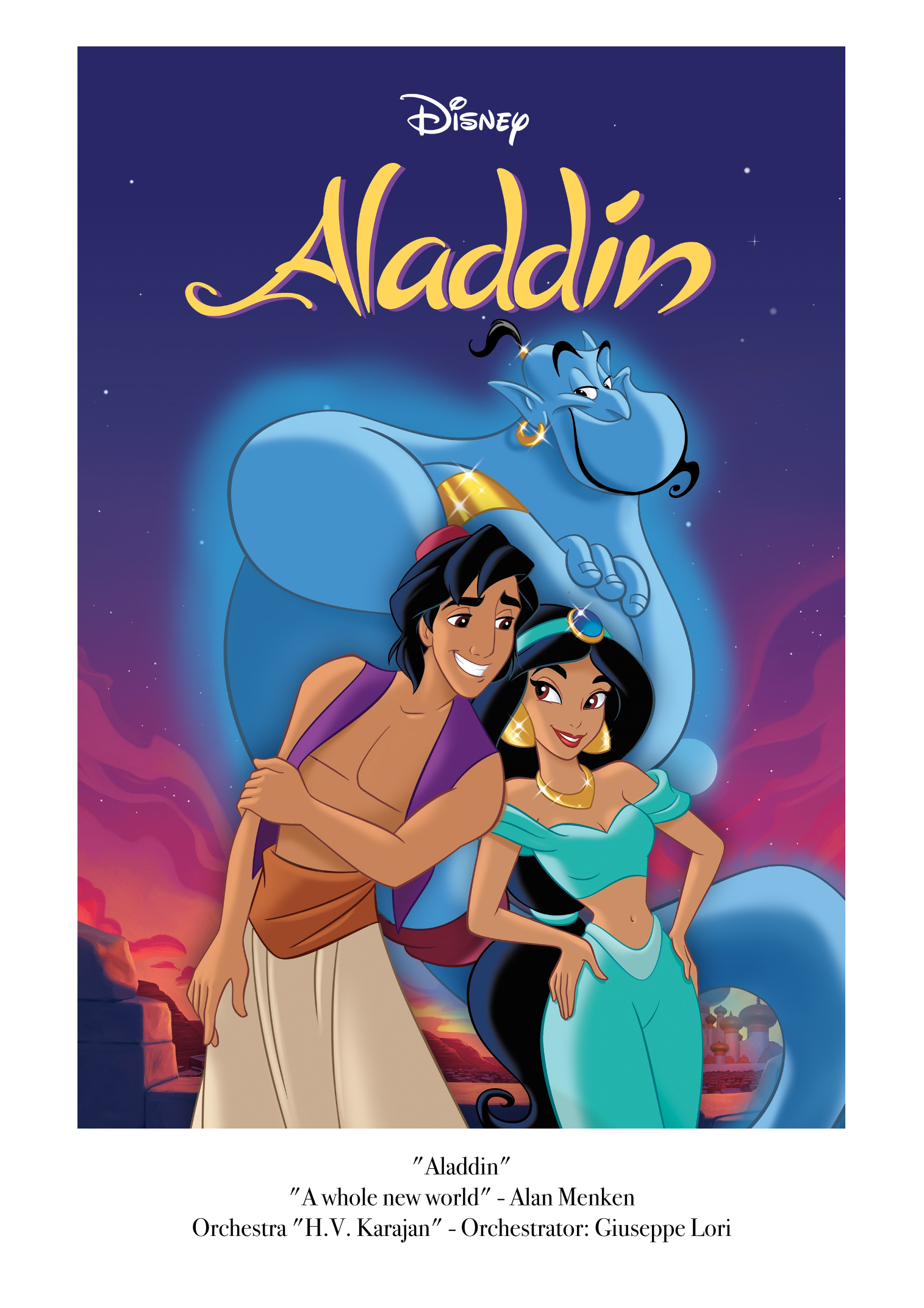 A Whole New World (arr. Giuseppe Lori) by Tim Rice Full Orchestra
