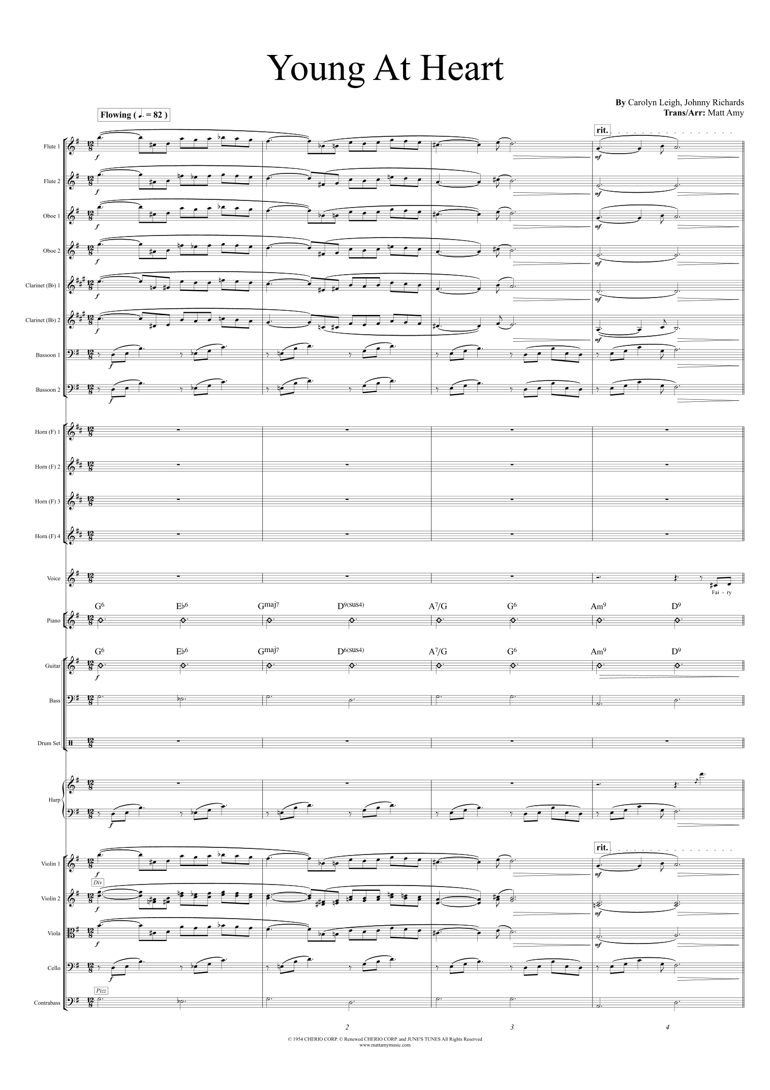 Young At Heart (arr. Matt Amy) by 101 Strings Orchestra Full Orchestra