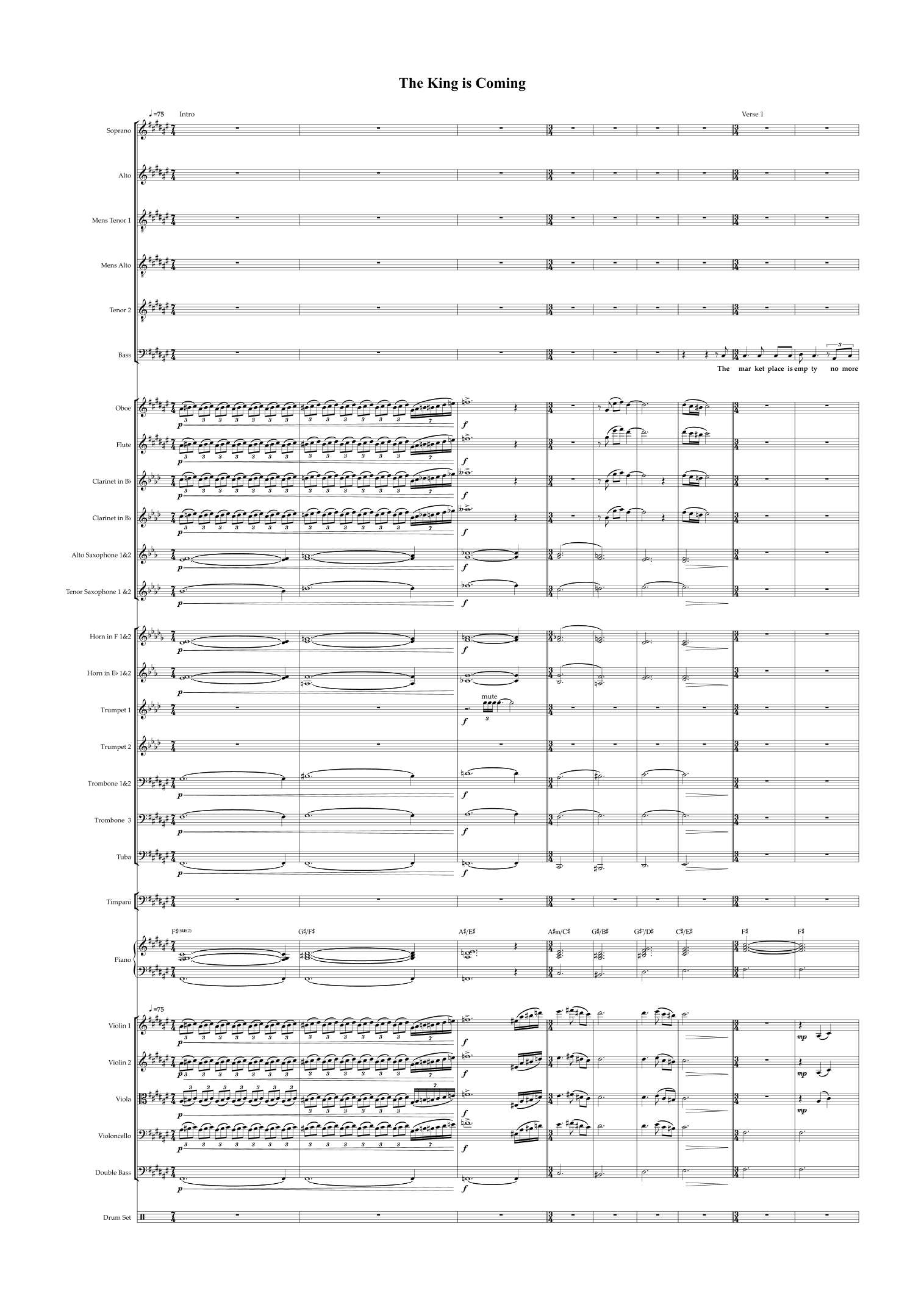 The King Is Coming (arr. Joseph P. O.) by Charles Millhuff 管弦乐团 - 预览