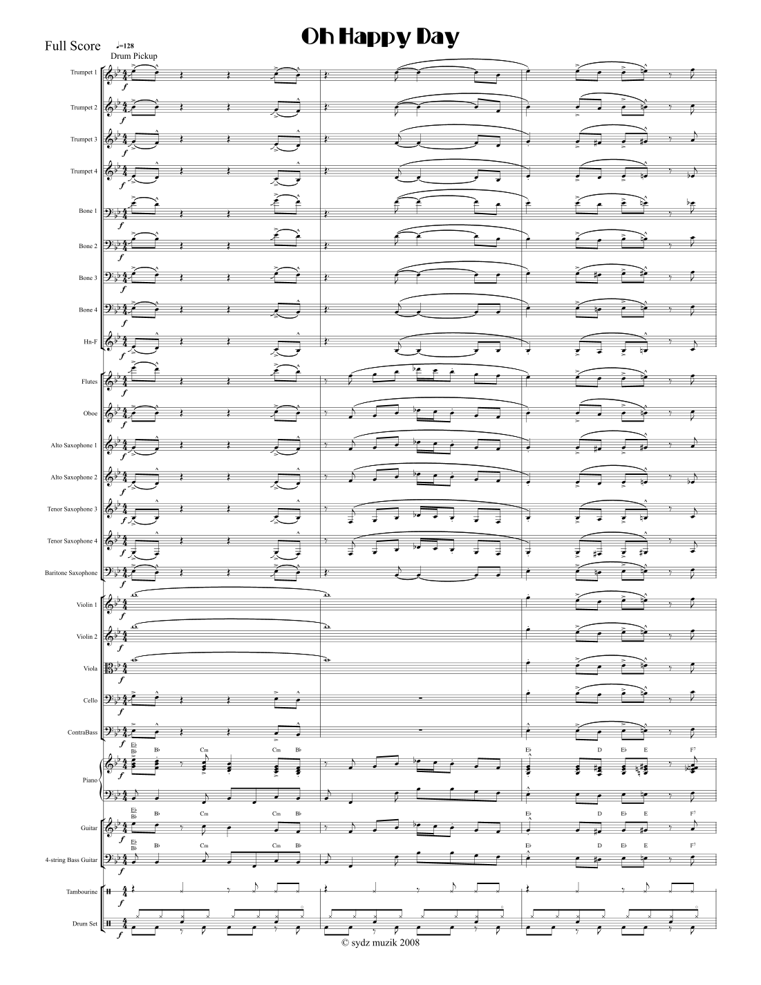 Oh Happy Day by Edwin Hawkins Full Orchestra